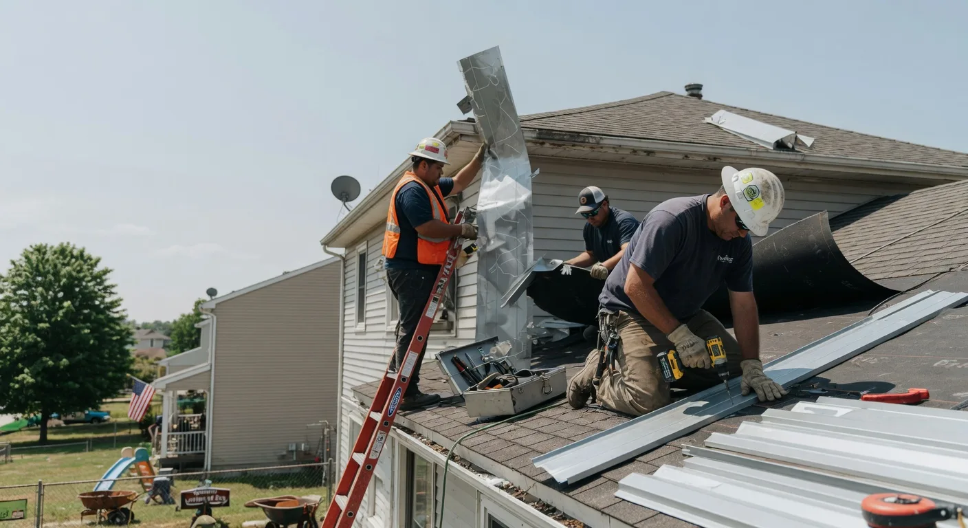 Storm Damage Metal Roof Repair in Little Mountain, SC